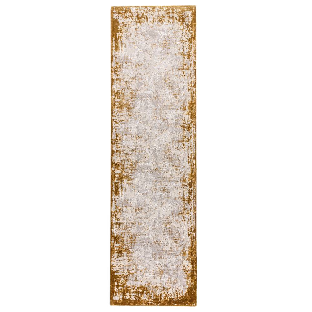 Border Gold Kuza Rug - 240cm x 340cm