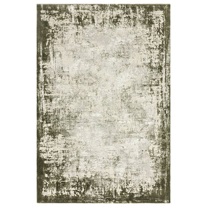 Border Green Kuza Rug - 240cm x 340cm