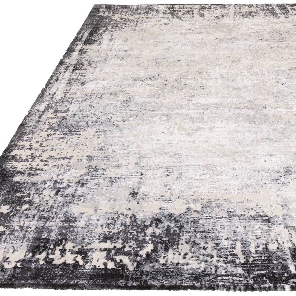 Border Grey Kuza Rug - 240cm x 340cm