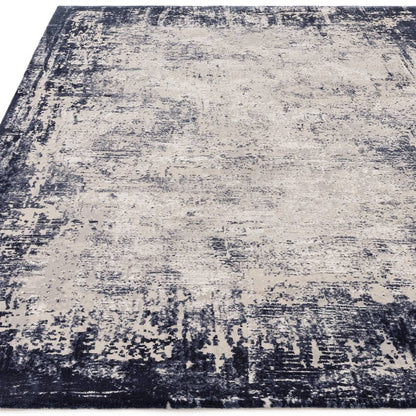 Border Navy Kuza Rug - 240cm x 340cm