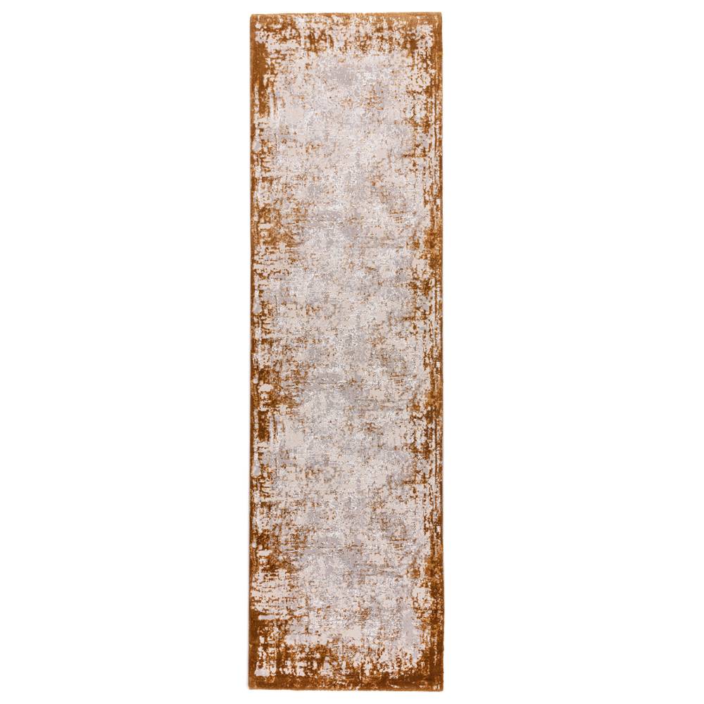 Border Terracotta Kuza Rug - 240cm x 340cm