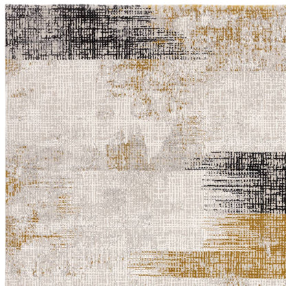 Lines Gold Kuza Rug - 200cm x 290cm