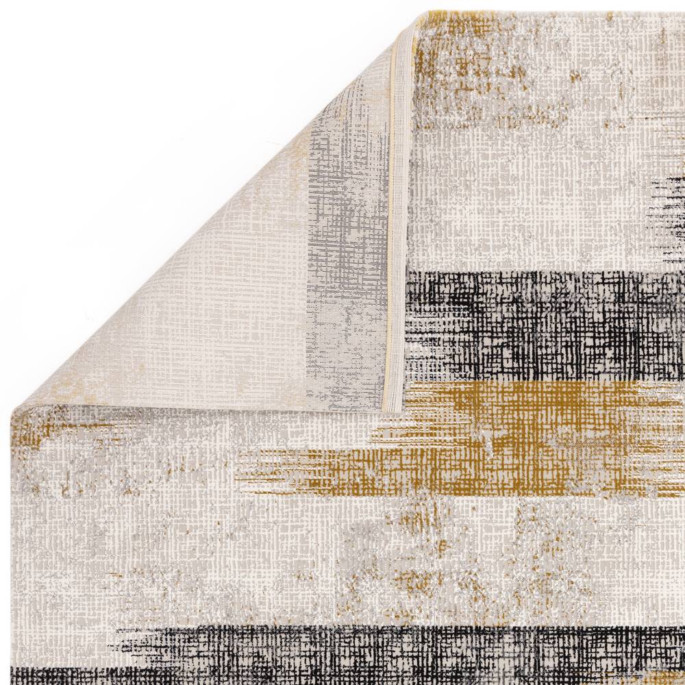 Lines Gold Kuza Rug - 200cm x 290cm