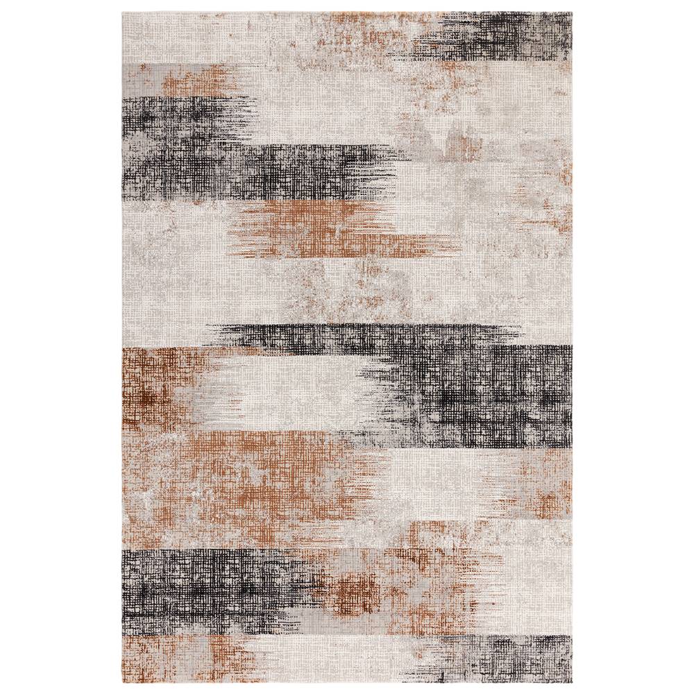 Lines Terracotta Kuza Rug - 200cm x 290cm