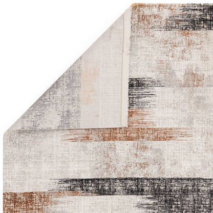 Lines Terracotta Kuza Rug - 200cm x 290cm