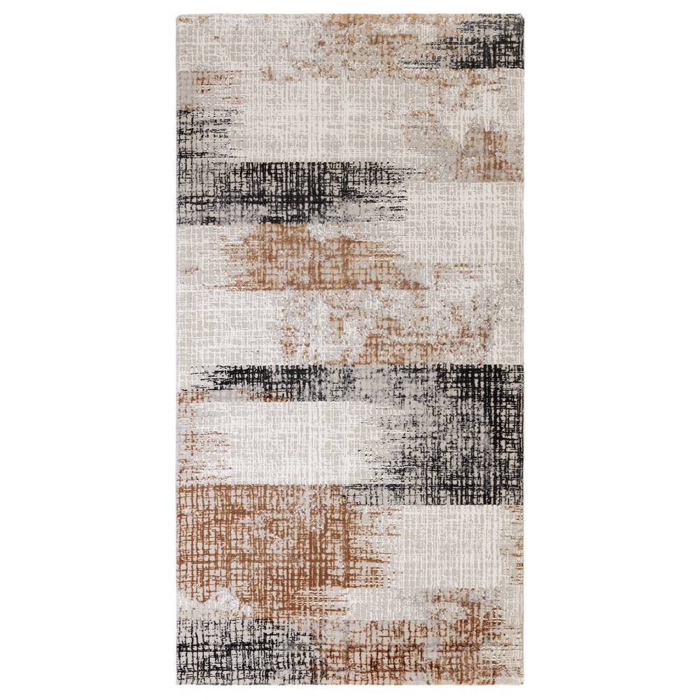 Lines Terracotta Kuza Rug - 200cm x 290cm