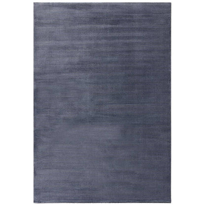 Plain Stripe Navy Kuza Rug - 200cm x 290cm