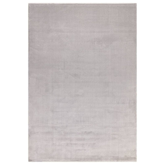 Plain Stripe Silver Kuza Rug - 200cm x 290cm
