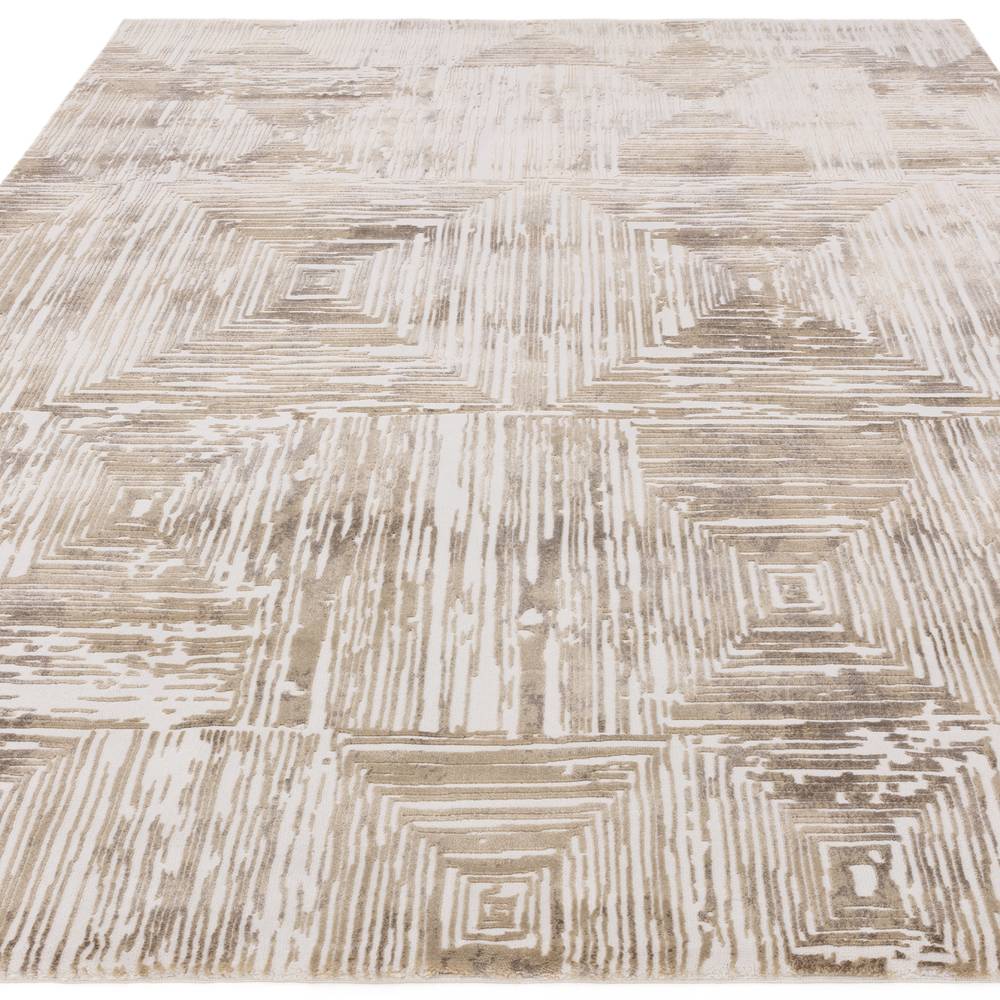 Portrait Beige Kuza Rug - 200cm x 290cm