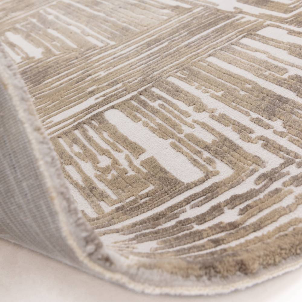 Portrait Beige Kuza Rug - 200cm x 290cm