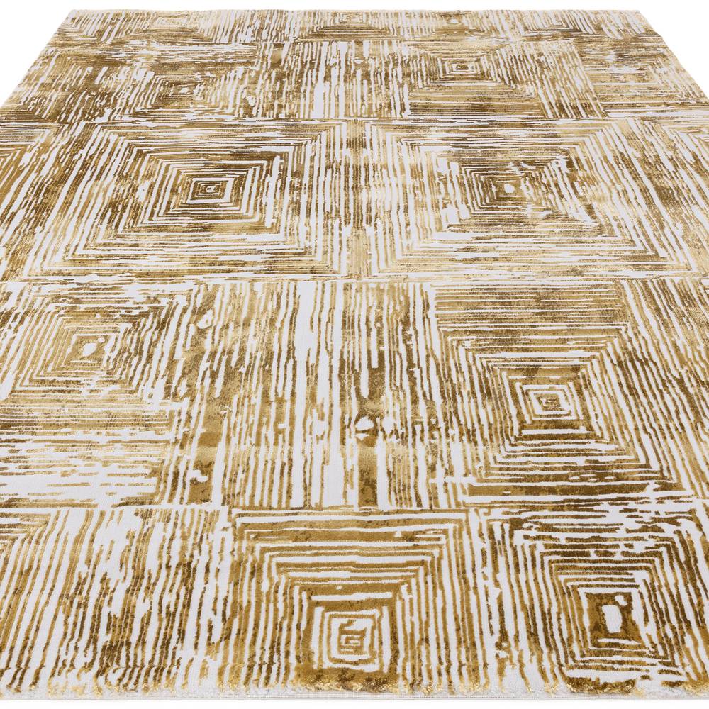 Portrait Gold Kuza Rug - 200cm x 290cm