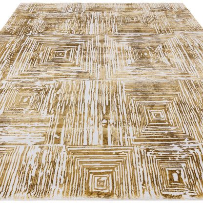 Portrait Gold Kuza Rug - 200cm x 290cm