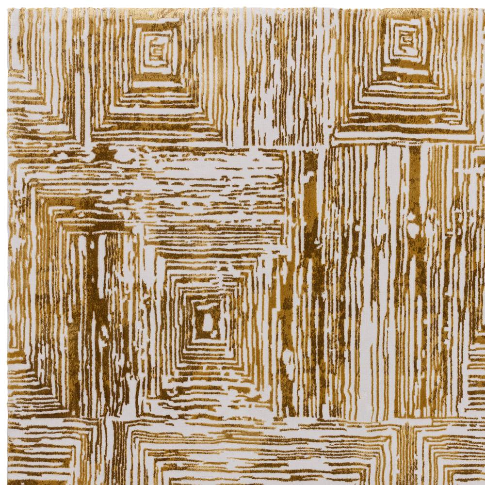 Portrait Gold Kuza Rug - 200cm x 290cm