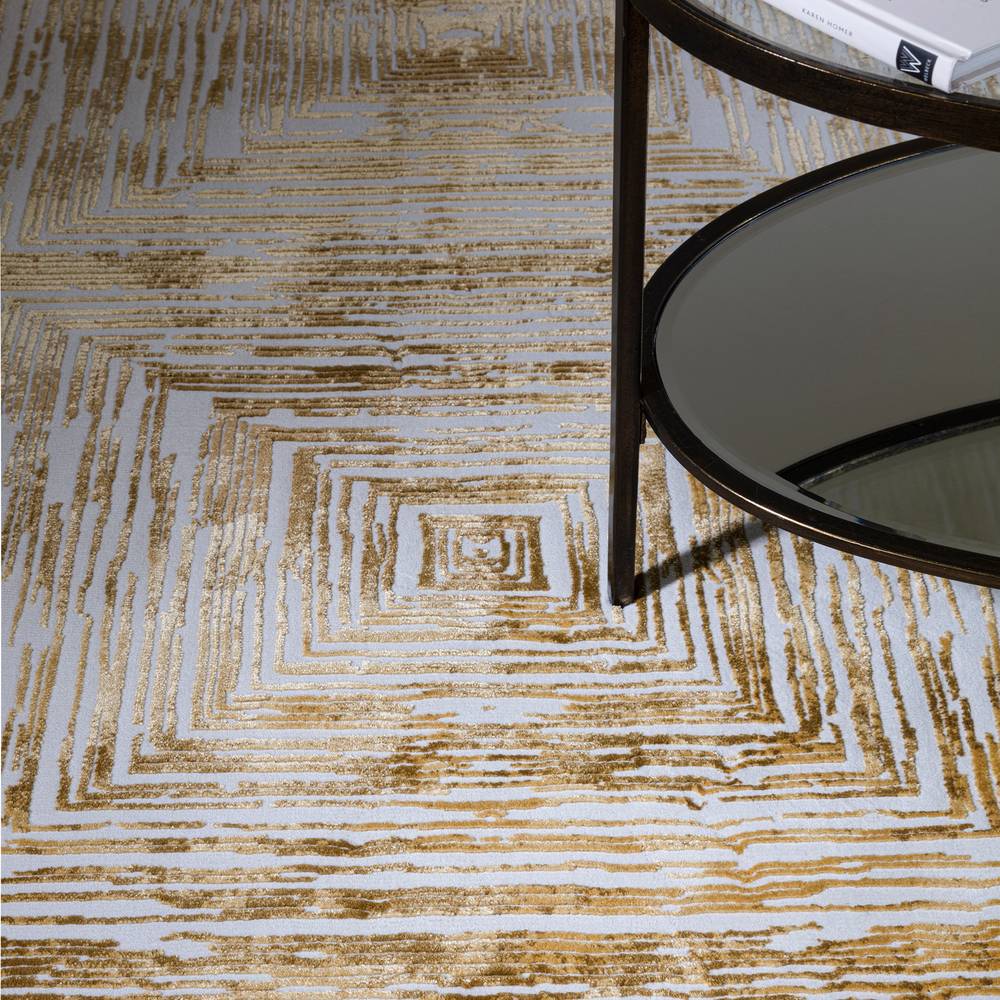 Portrait Gold Kuza Rug - 200cm x 290cm