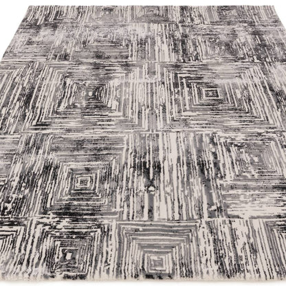 Portrait Grey Kuza Rug - 200cm x 290cm