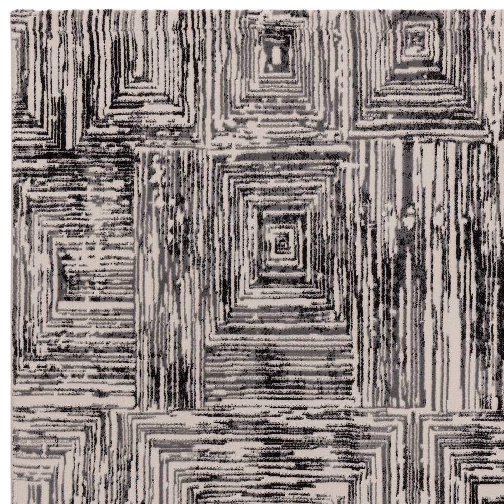 Portrait Grey Kuza Rug - 200cm x 290cm