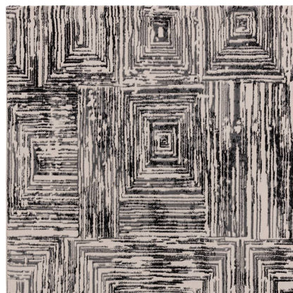 Portrait Grey Kuza Rug - 200cm x 290cm