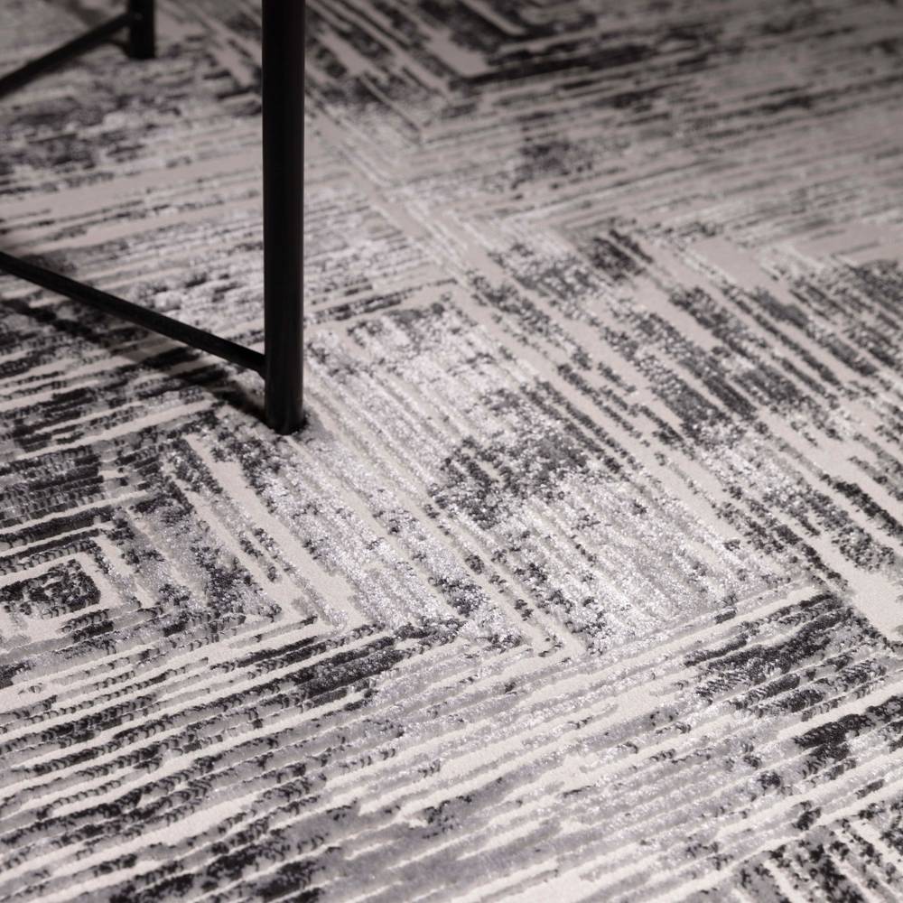 Portrait Grey Kuza Rug - 200cm x 290cm