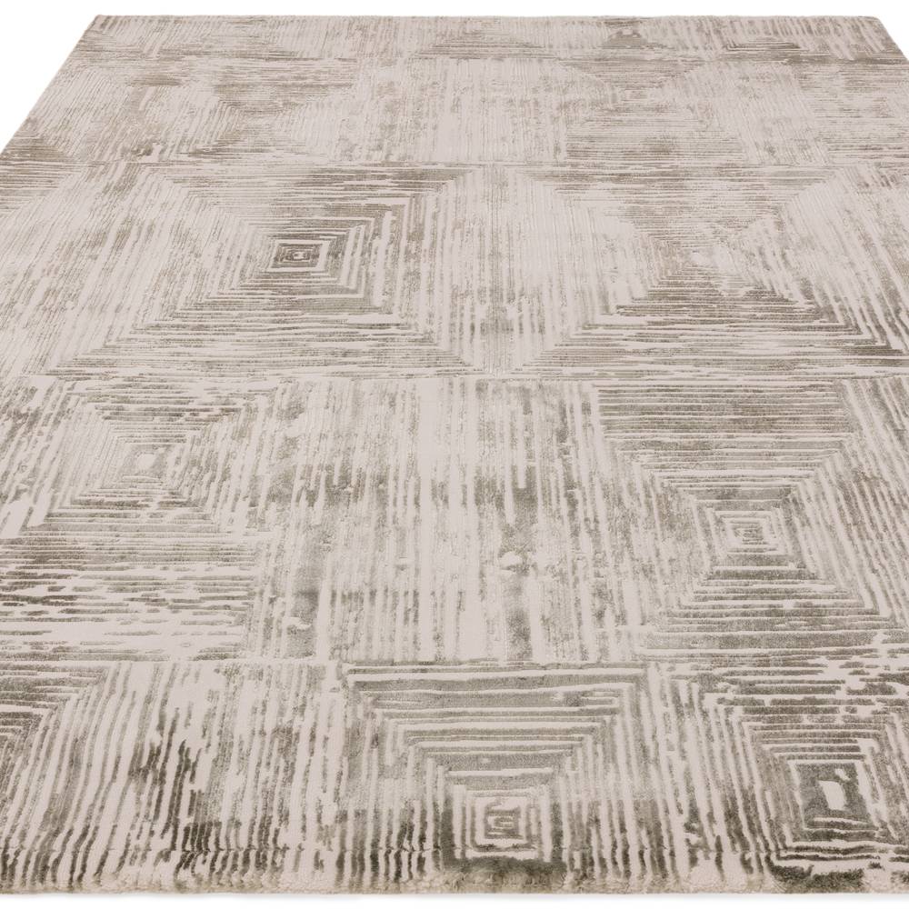 Portrait Khaki Kuza Rug - 200cm x 290cm