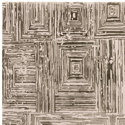 Portrait Khaki Kuza Rug - 200cm x 290cm
