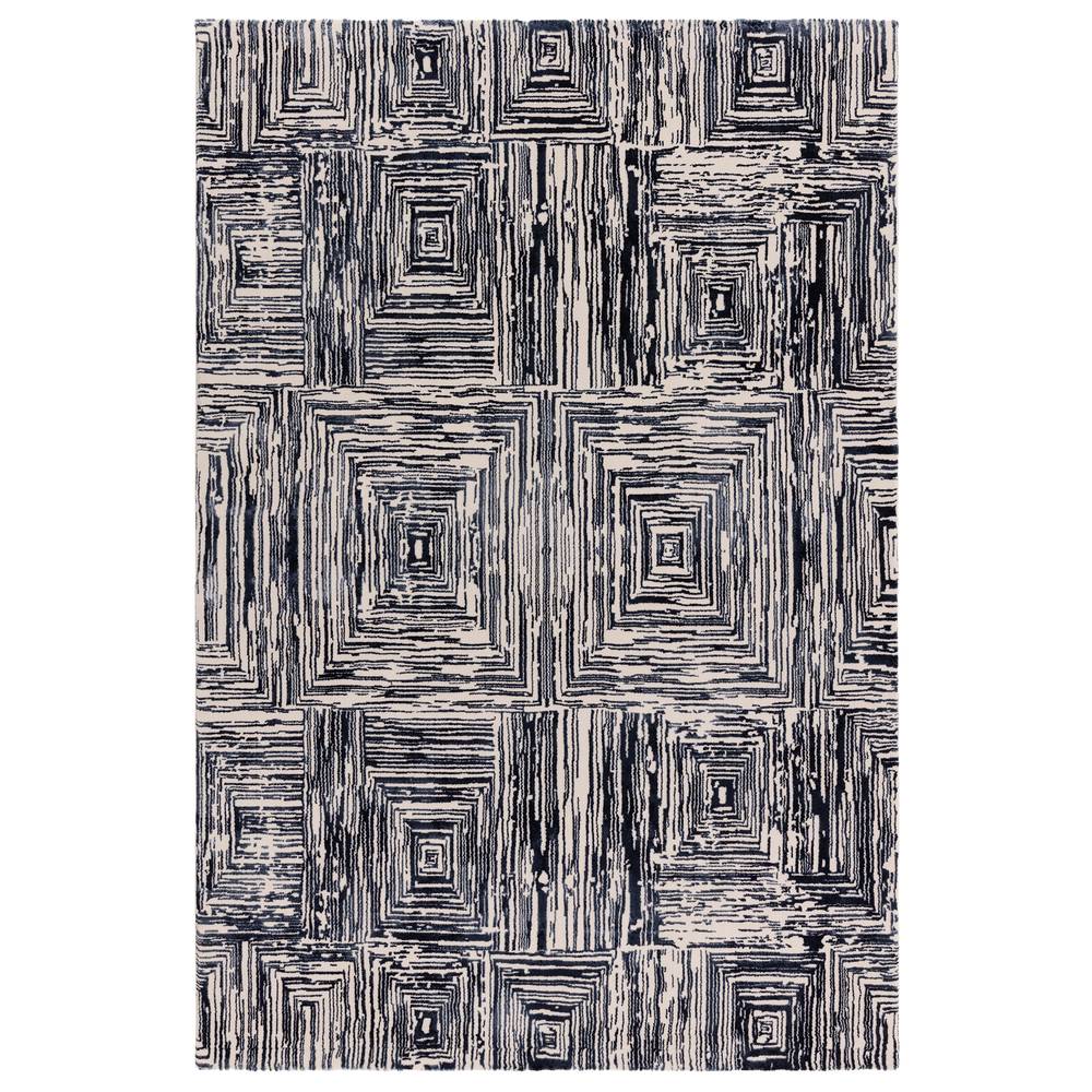 Portrait Navy Kuza Rug - 200cm x 290cm