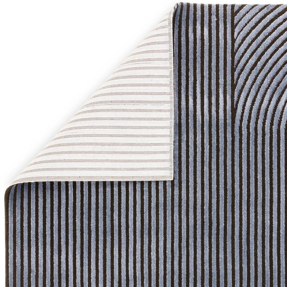 Shape Black / Navy Kuza Rug - 160cm x 230cm