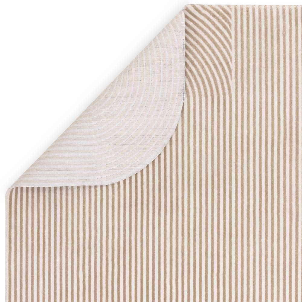 Shape Gold / Cream Kuza Rug - 200cm x 290cm