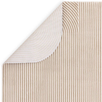 Shape Gold / Cream Kuza Rug - 200cm x 290cm