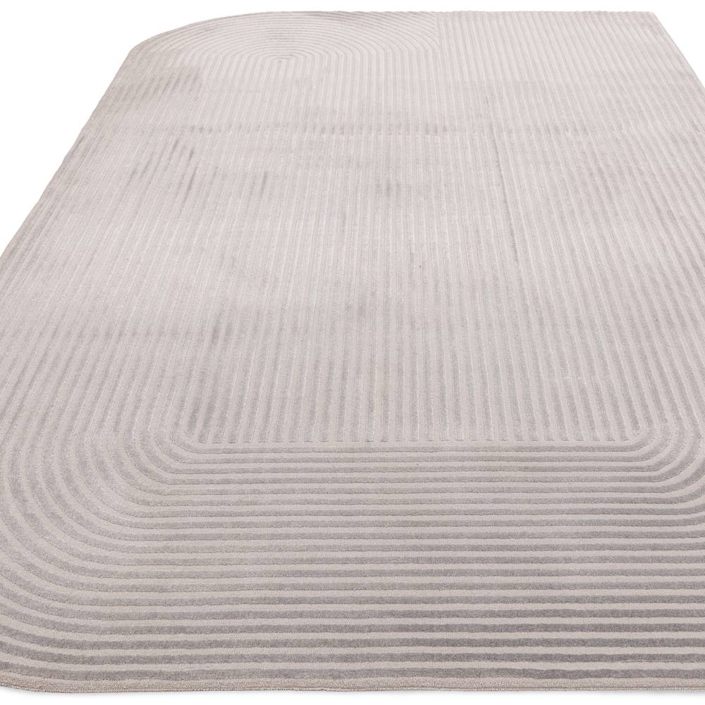 Shape Silver / Grey Kuza Rug - 120cm x 170cm
