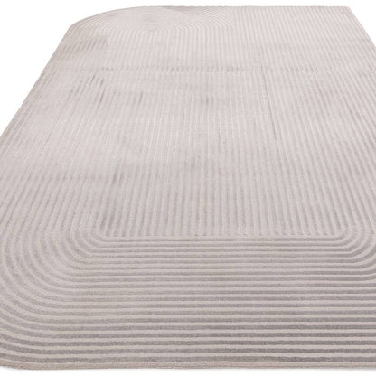 Shape Silver / Grey Kuza Rug - 120cm x 170cm