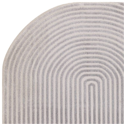 Shape Silver / Grey Kuza Rug - 120cm x 170cm