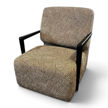 Laila Swivel Chair in Jute Earth - Ex Display