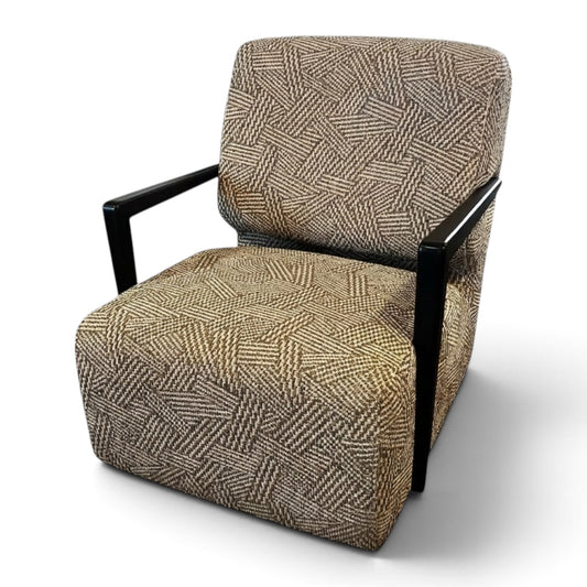 Laila Swivel Chair in Jute Earth - Ex Display