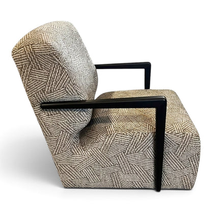 Laila Swivel Chair in Jute Earth - Ex Display