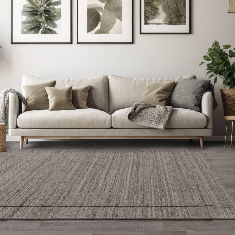 Charcoal Larson Rug - 200cm x 300cm