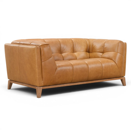 Leo Tan Italian Leather - 2 Seater Sofa