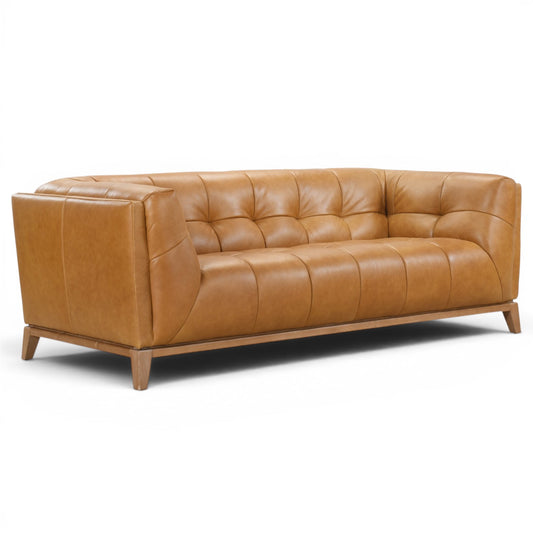Leo Tan Italian Leather - 3 Seater Sofa