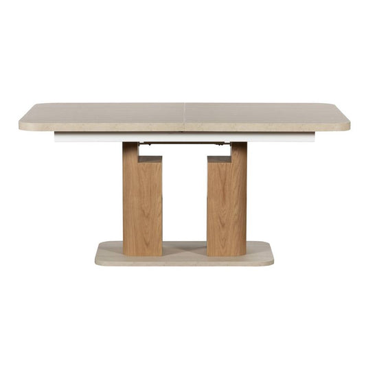 Lola 160/200cm Extending Dining Table & Oak Base - Pieces For Places