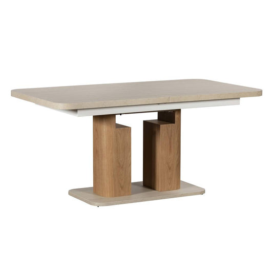 Lola 160/200cm Extending Dining Table & Oak Base - Pieces For Places