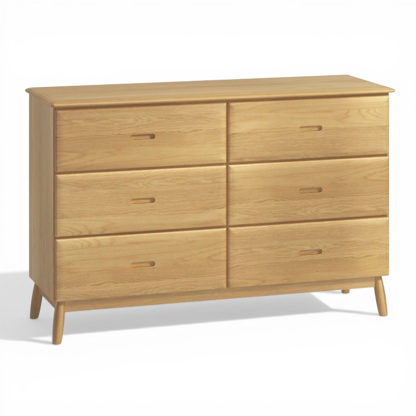 Malmback Oak 6 Drawer Chest