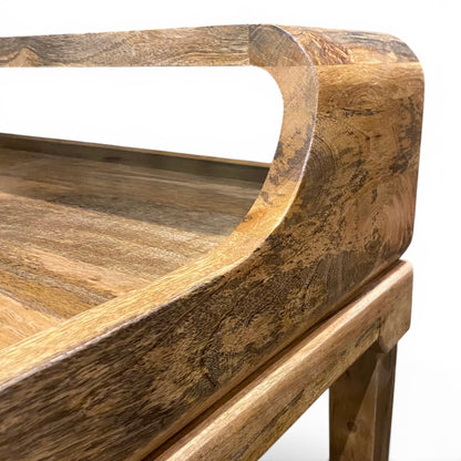 Mango Wood & Metal Study Desk