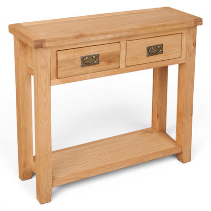 Marlowe Natural Oak Console Table