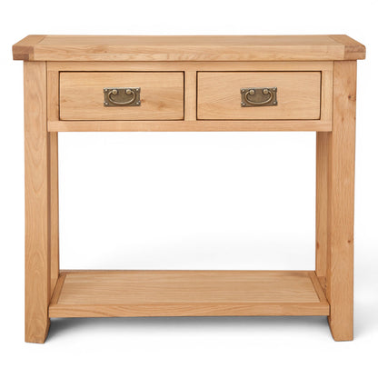 Marlowe Natural Oak Console Table