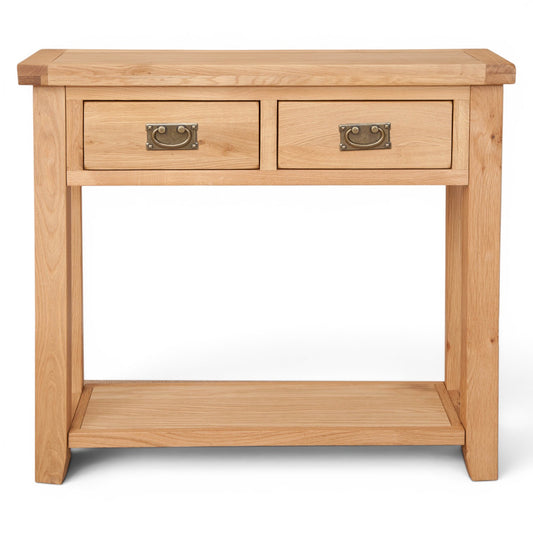 Marlowe Natural Oak Console Table