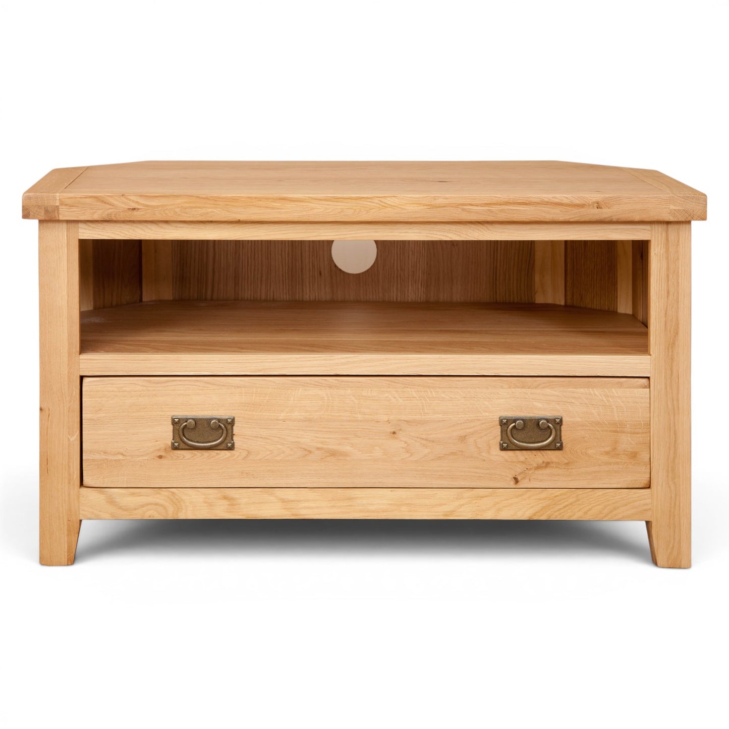 Marlowe Natural Oak Corner TV Unit