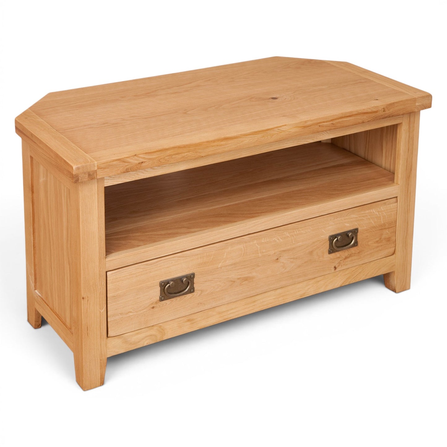 Marlowe Natural Oak Corner TV Unit