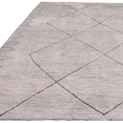 Diamond Grey Mason Rug - 200cm x 290cm
