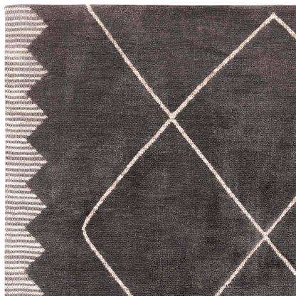 Diamond Black Mason Rug - 200cm x 290cm