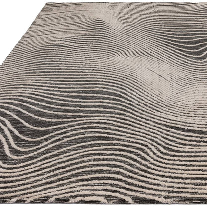 Magnitude Black Mason Rug - 200cm x 290cm