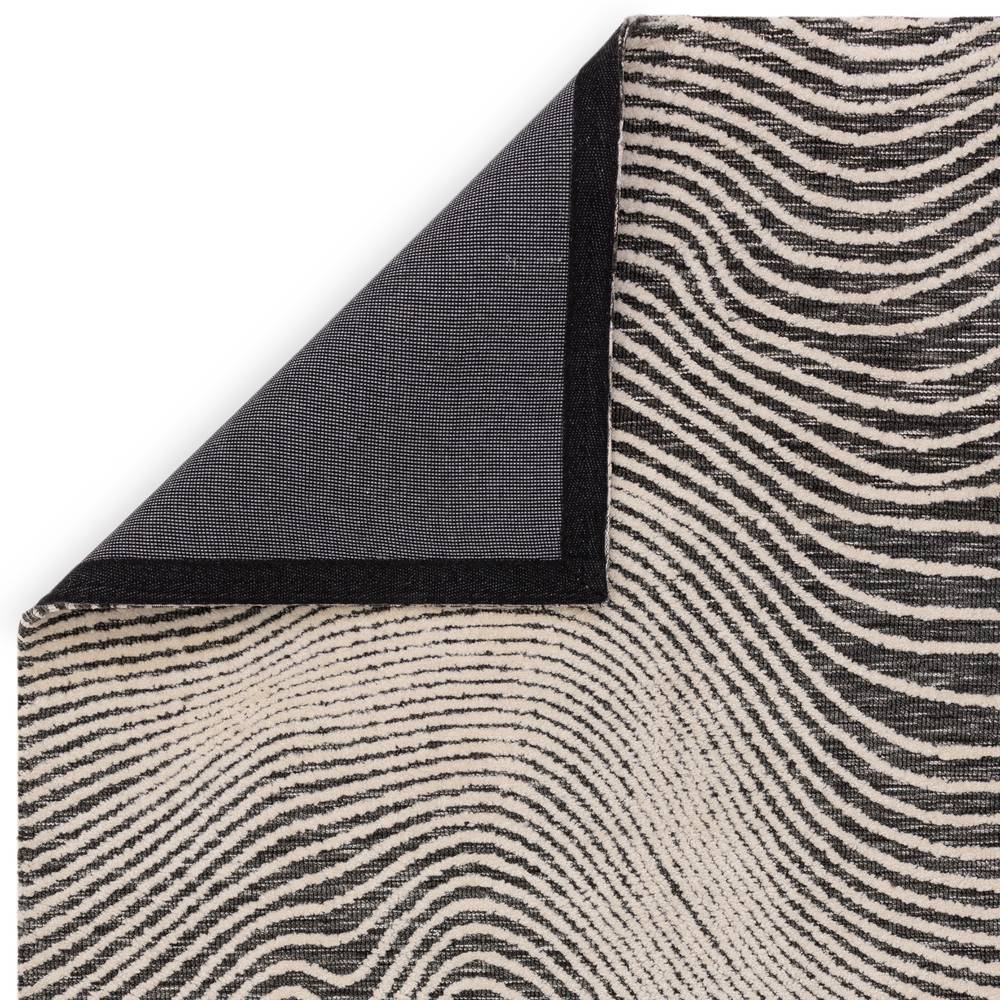 Magnitude Black Mason Rug - 200cm x 290cm
